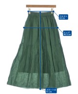 SACRA（サクラ）ロング・マキシ丈スカート 緑 サイズ:36(S位) レディース/2200720315714