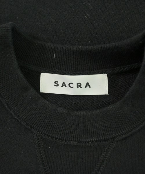 SACRA（サクラ）スウェット 黒 サイズ:38(M位) レディース/2200714714011