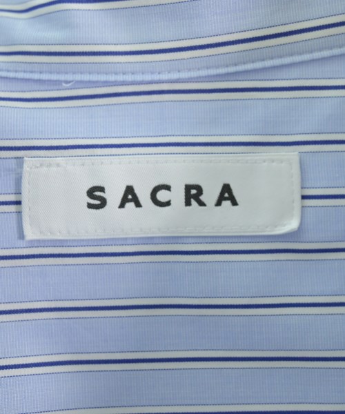 SACRA（サクラ）カジュアルシャツ 青 サイズ:38(M位) レディース/2200679646037