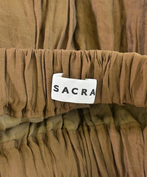 SACRA（サクラ）ロング・マキシ丈スカート 茶 サイズ:38(M位) レディース/2200685425039