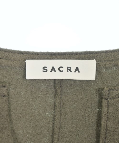 SACRA（サクラ）Tシャツ・カットソー カーキ サイズ:38(M位) レディース/2200683458206
