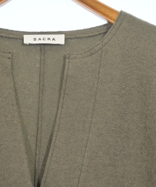 SACRA（サクラ）Tシャツ・カットソー カーキ サイズ:38(M位) レディース/2200683458206