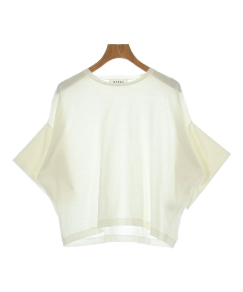 SACRA(サクラ)Tシャツ・カットソー 白 サイズ:38(M位)/2200681026018