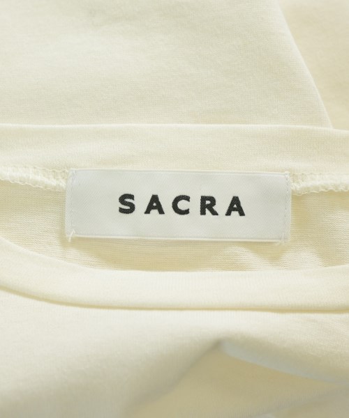 SACRA（サクラ）Tシャツ・カットソー 白 サイズ:38(M位) レディース/2200681026018
