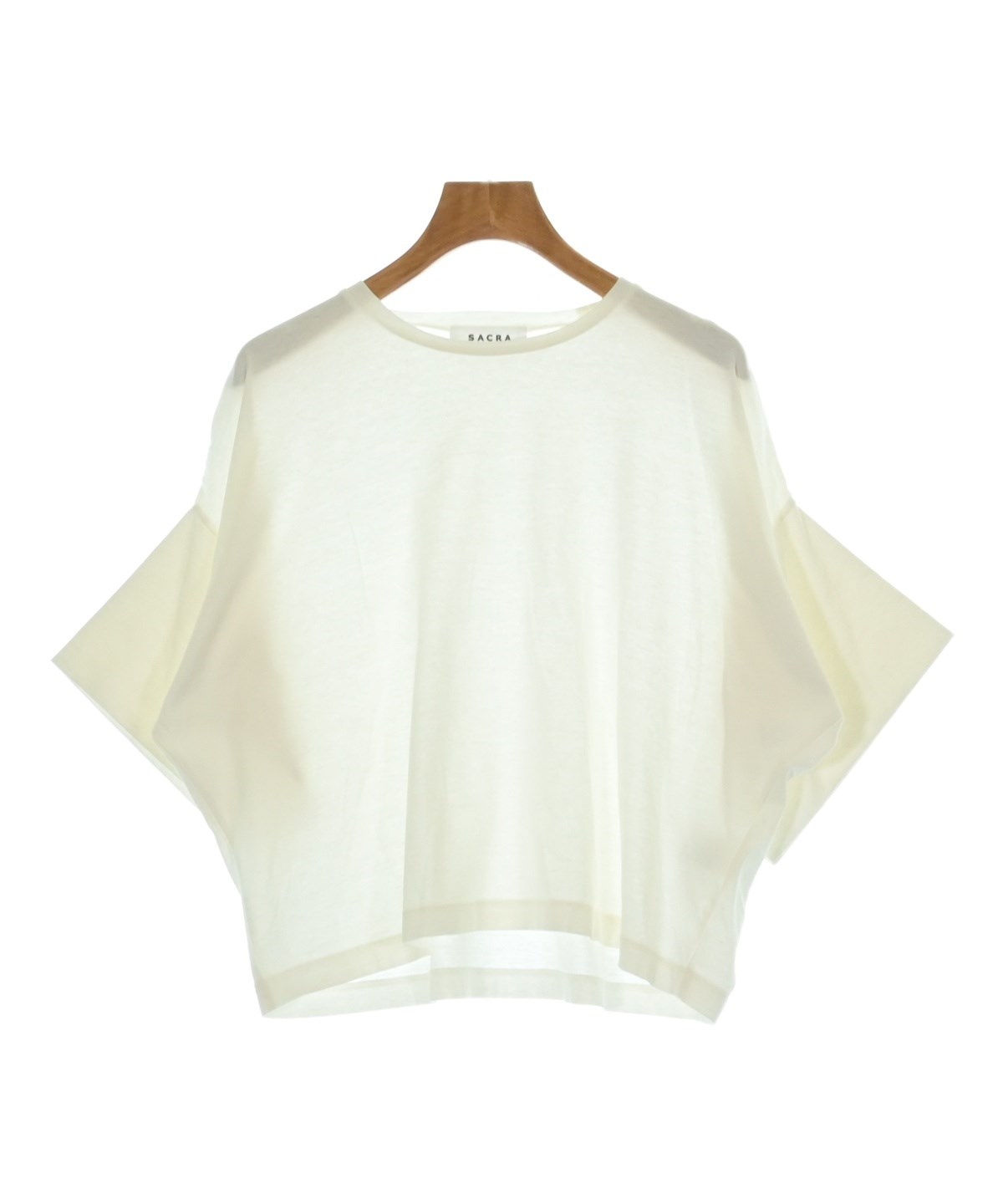 SACRA（サクラ）Tシャツ・カットソー 白 サイズ:38(M位) レディース
