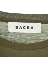 SACRA（サクラ）Tシャツ・カットソー カーキ サイズ:38(M位) レディース/2200691897035