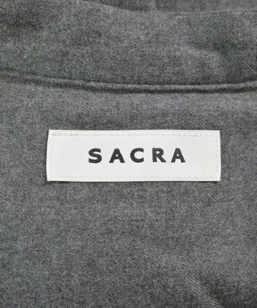 SACRA（サクラ）カジュアルシャツ グレー サイズ:38(M位) レディース/2200692949085