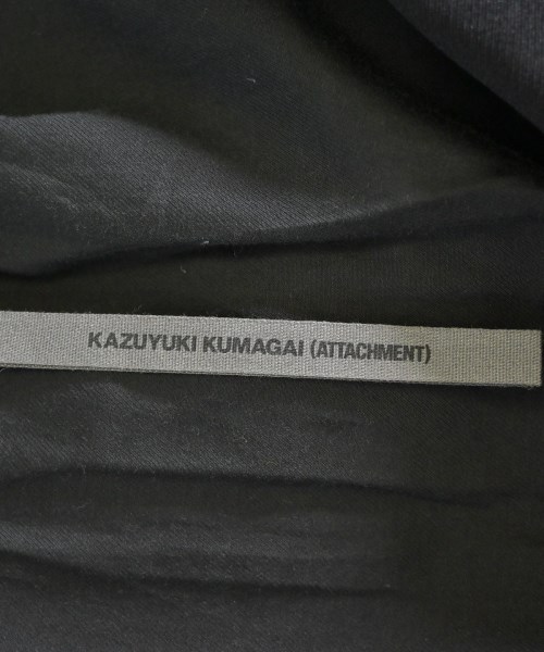 KAZUYUKI KUMAGAI ATTACHMENT（カズユキクマガイアタッチメント）カジュアルジャケット 黒 サイズ:36(S位) メンズ/2200496276059