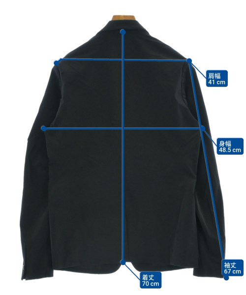 KAZUYUKI KUMAGAI ATTACHMENT（カズユキクマガイアタッチメント）テーラードジャケット 黒 サイズ:3(L位) メンズ/2200610964336