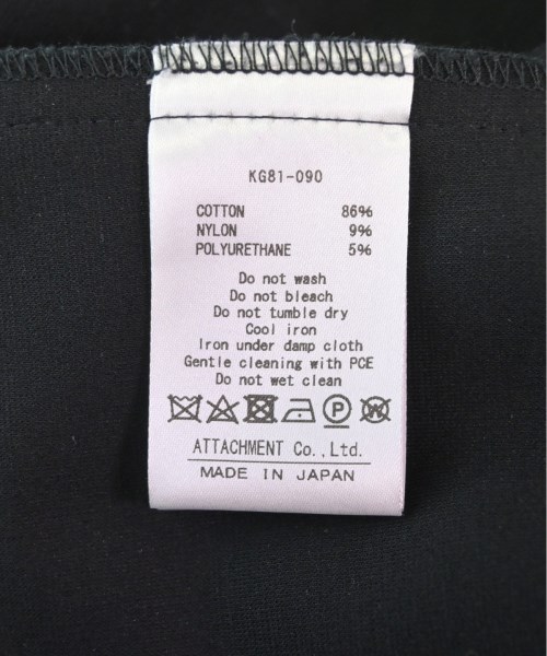 KAZUYUKI KUMAGAI ATTACHMENT（カズユキクマガイアタッチメント）カジュアルジャケット 黒 サイズ:2(M位) メンズ/2200521354103