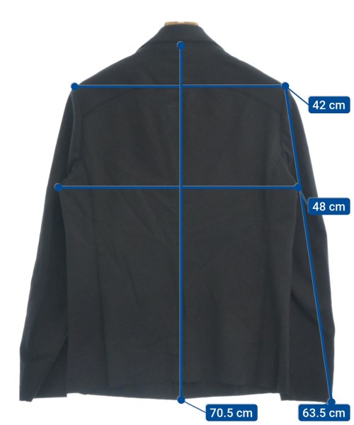 KAZUYUKI KUMAGAI ATTACHMENT（カズユキクマガイアタッチメント）カジュアルジャケット 黒 サイズ:2(M位) メンズ/2200521354103