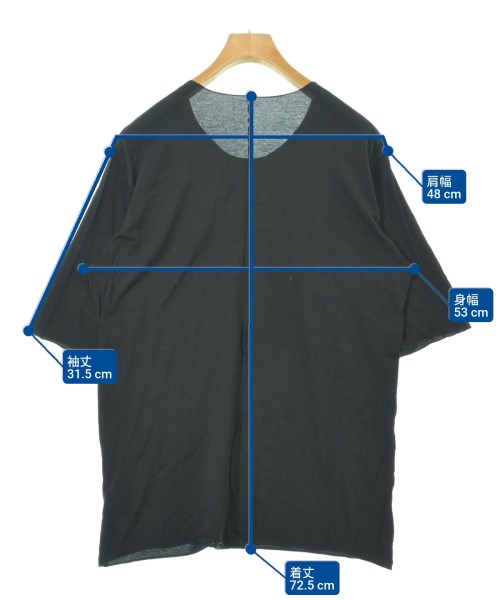 KAZUYUKI KUMAGAI ATTACHMENT（カズユキクマガイアタッチメント）Tシャツ・カットソー 黒 サイズ:4(L位) メンズ/2200608728124