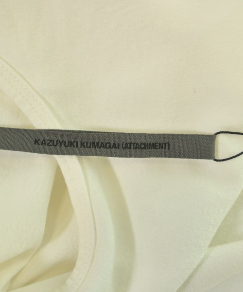 KAZUYUKI KUMAGAI ATTACHMENT（カズユキクマガイアタッチメント）Tシャツ・カットソー 白 サイズ:1(S位) メンズ/2200564412044