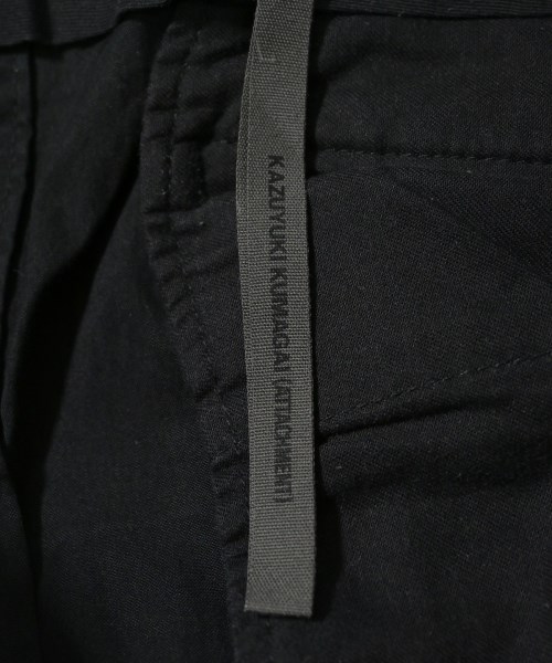 KAZUYUKI KUMAGAI ATTACHMENT（カズユキクマガイアタッチメント）カーゴパンツ 黒 サイズ:3(L位) メンズ/2200675263030
