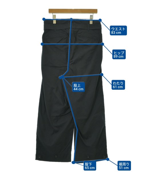 KAZUYUKI KUMAGAI ATTACHMENT（カズユキクマガイアタッチメント）カーゴパンツ 黒 サイズ:3(L位) メンズ/2200675263030