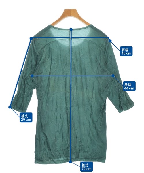 KAZUYUKI KUMAGAI ATTACHMENT（カズユキクマガイアタッチメント）Tシャツ・カットソー 緑 サイズ:3(L位) メンズ/2200696809897