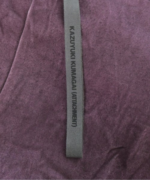 KAZUYUKI KUMAGAI ATTACHMENT（カズユキクマガイアタッチメント）Tシャツ・カットソー 紫 サイズ:3(L位) メンズ/2200696809958