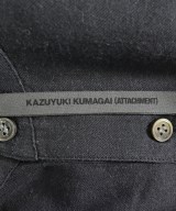 KAZUYUKI KUMAGAI ATTACHMENT（カズユキクマガイアタッチメント）カジュアルシャツ 黒 サイズ:1(S位) メンズ/2200698311046