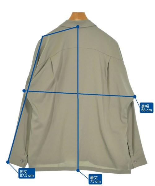 KAZUYUKI KUMAGAI ATTACHMENT（カズユキクマガイアタッチメント）カジュアルシャツ カーキ サイズ:2(M位) メンズ/2200654747117