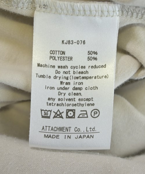 KAZUYUKI KUMAGAI ATTACHMENT（カズユキクマガイアタッチメント）Tシャツ・カットソー グレー サイズ:1(S位) メンズ/2200710598035