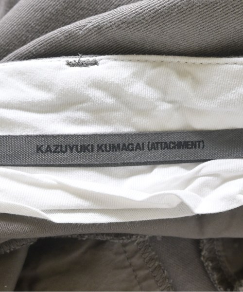 KAZUYUKI KUMAGAI ATTACHMENT（カズユキクマガイアタッチメント）チノパン グレー サイズ:3(L位) メンズ/2200708680193