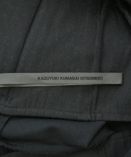 KAZUYUKI KUMAGAI ATTACHMENT（カズユキクマガイアタッチメント）スラックス 黒 サイズ:2(M位) メンズ/2200667196551