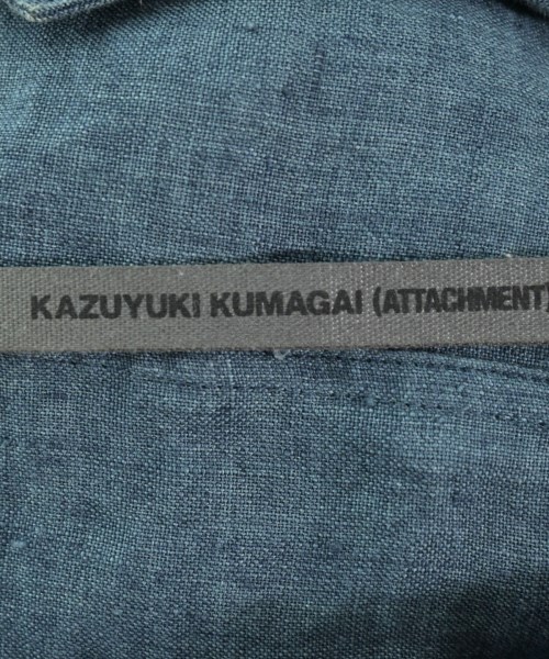 KAZUYUKI KUMAGAI ATTACHMENT（カズユキクマガイアタッチメント）カジュアルシャツ 青 サイズ:2(M位) メンズ/2200665447082