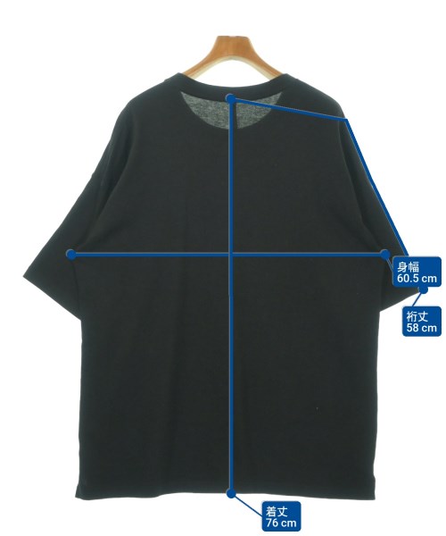 KAZUYUKI KUMAGAI ATTACHMENT（カズユキクマガイアタッチメント）Tシャツ・カットソー 黒 サイズ:-(XXL位) メンズ/2200669193091