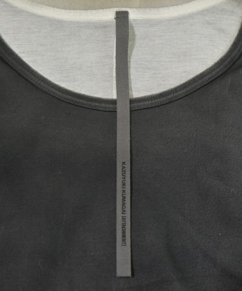 KAZUYUKI KUMAGAI ATTACHMENT（カズユキクマガイアタッチメント）Tシャツ・カットソー 黒 サイズ:1(S位) メンズ/2200730840893
