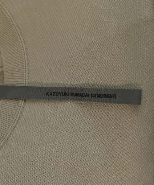 KAZUYUKI KUMAGAI ATTACHMENT（カズユキクマガイアタッチメント）Tシャツ・カットソー ベージュ サイズ:3(L位) メンズ/2200725186074