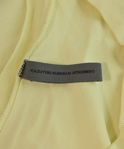 KAZUYUKI KUMAGAI ATTACHMENT（カズユキクマガイアタッチメント）Tシャツ・カットソー 黄 サイズ:2(M位) メンズ/2200725374129