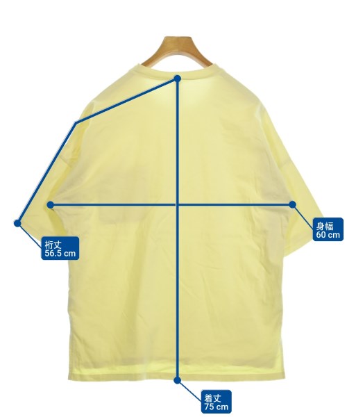 KAZUYUKI KUMAGAI ATTACHMENT（カズユキクマガイアタッチメント）Tシャツ・カットソー 黄 サイズ:2(M位) メンズ/2200725374129