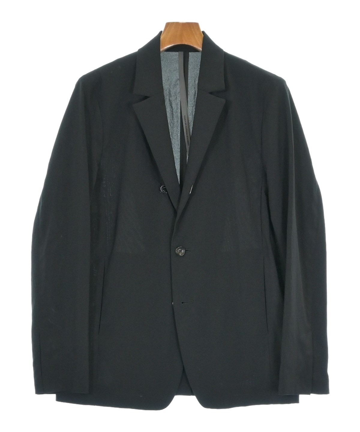 カズユキクマガイ ディアスキン レザージャケット ブラック 2 Mサイズ KAZUYUKI KUMAGAI ATTACHMENT - KAZUYUKI KUMAGAI Calf Leather Jacket