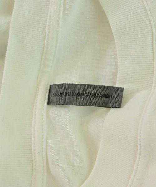 KAZUYUKI KUMAGAI ATTACHMENT（カズユキクマガイアタッチメント）Tシャツ・カットソー 白 サイズ:M メンズ/2200684634050
