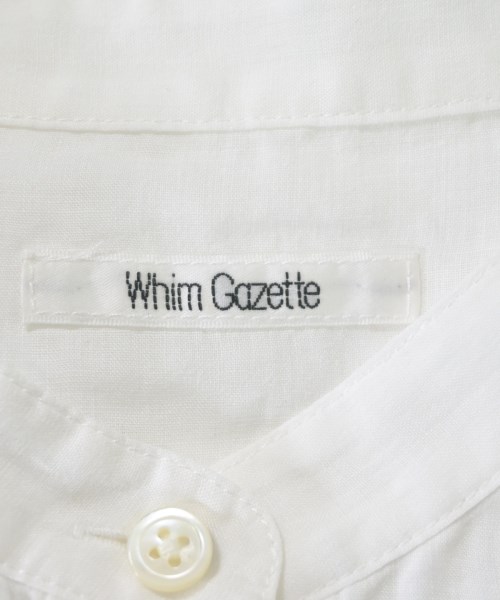 Whim Gazette（ウィムガゼット）カジュアルシャツ 白 サイズ:F レディース/2200632348060