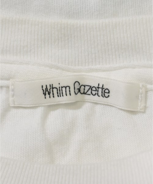 Whim Gazette（ウィムガゼット）Tシャツ・カットソー 白 サイズ:-(M位) レディース/2200623651049