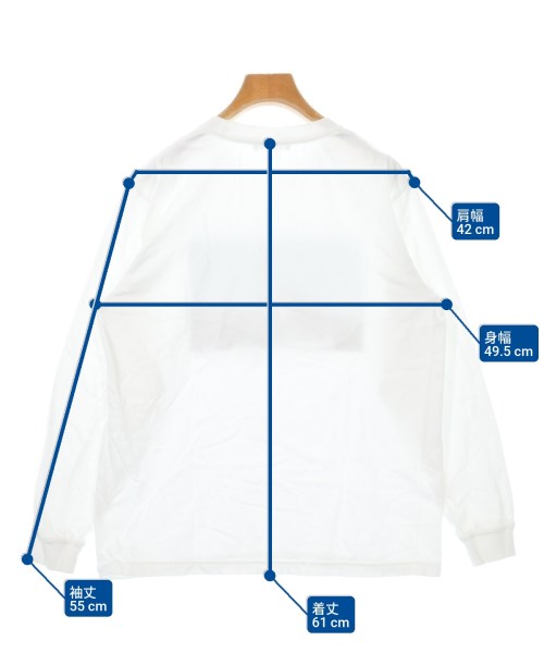 Whim Gazette（ウィムガゼット）Tシャツ・カットソー 白 サイズ:-(M位) レディース/2200623651049