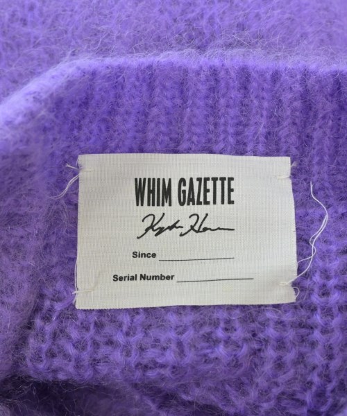 Whim Gazette（ウィムガゼット）ニット・セーター 紫 サイズ:F レディース/2200633300128