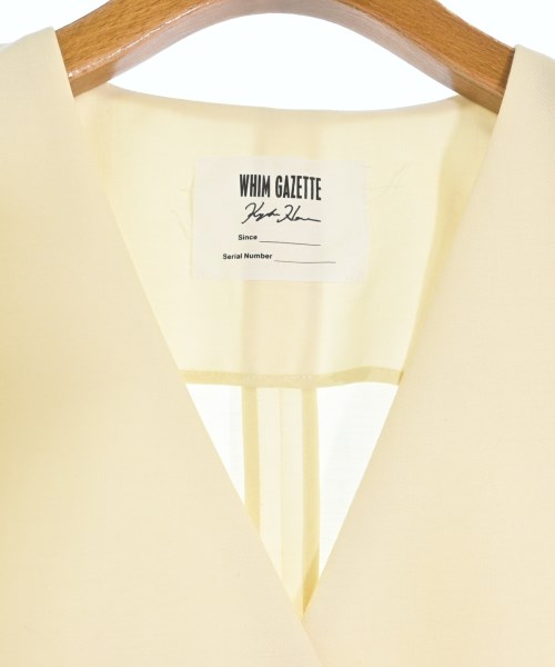 Whim Gazette（ウィムガゼット）ベスト 白 サイズ:F レディース/2200633564049