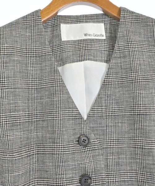 Whim Gazette（ウィムガゼット）ベスト グレー サイズ:F レディース/2200633564056