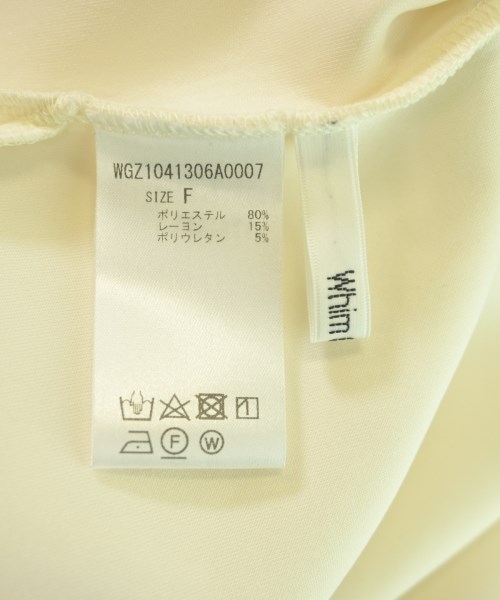 Whim Gazette（ウィムガゼット）Tシャツ・カットソー 白 サイズ:F レディース/2200633564063