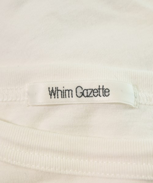 Whim Gazette（ウィムガゼット）Tシャツ・カットソー 白 サイズ:F レディース/2200624204046