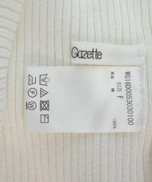 Whim Gazette（ウィムガゼット）ニット・セーター 白 サイズ:F レディース/2200621784220