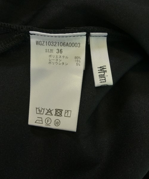 Whim Gazette（ウィムガゼット）スウェット 黒 サイズ:36(S位) レディース/2200625142026