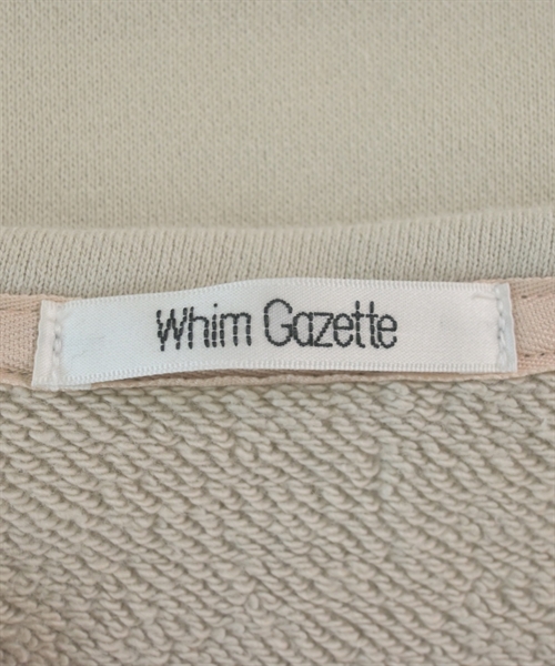 Whim Gazette（ウィムガゼット）スウェット ベージュ サイズ:F レディース/2200618973125