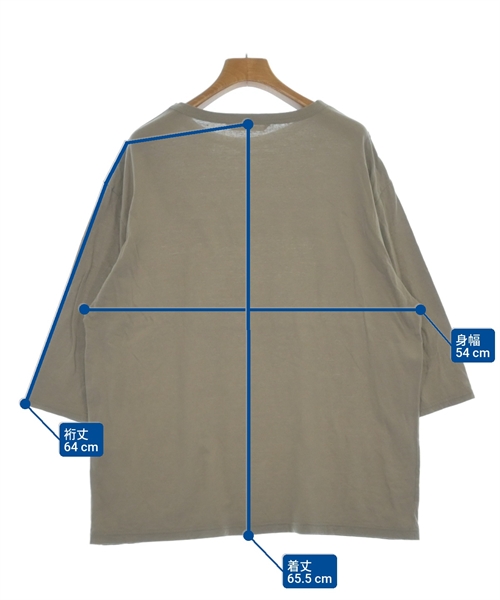 Whim Gazette（ウィムガゼット）Tシャツ・カットソー カーキ サイズ:F レディース/2200618973149