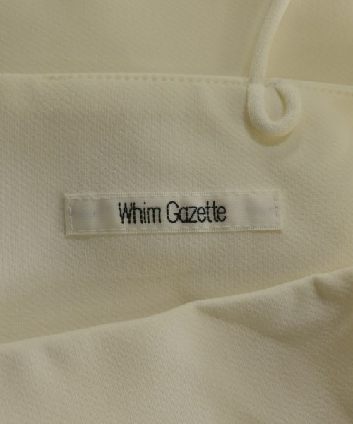 Whim Gazette（ウィムガゼット）ワンピース 白 サイズ:F レディース/2200626859046