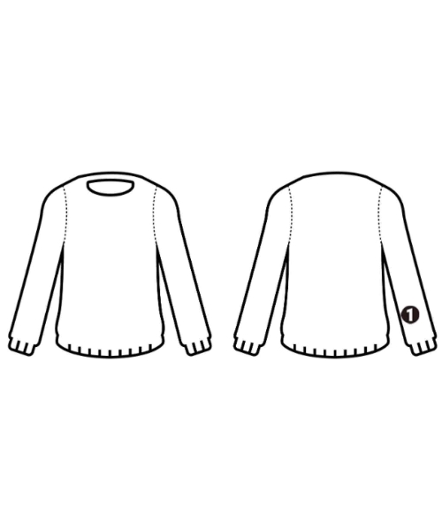 Whim Gazette（ウィムガゼット）ニット・セーター 白 サイズ:F レディース/2200639112077