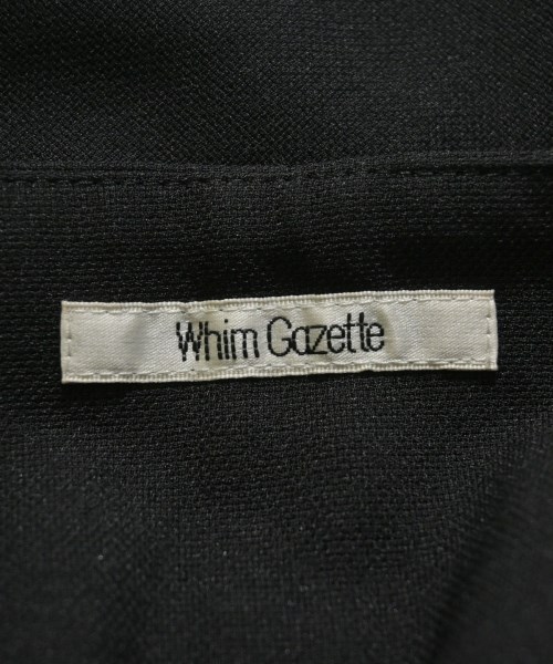 Whim Gazette（ウィムガゼット）スラックス 黒 サイズ:36(S位) レディース/2200640938024