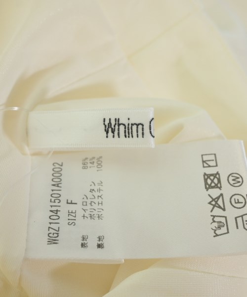 Whim Gazette（ウィムガゼット）ロング・マキシ丈スカート 白 サイズ:F レディース/2200641297038